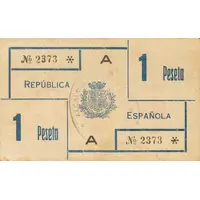 1 Peseta Pliego