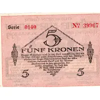 5 Korun Bodenbach-Tetschen