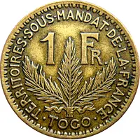 1 Franc Territoires sous mandat