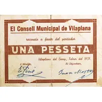 1 Peseta Vilaplana