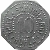 10 Pfennig - Ruhla Thiel and Schuchardt