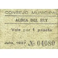 1 Peseta Aldea del Rey