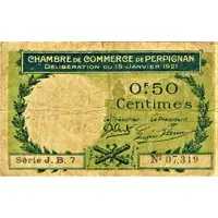 50 Centimes - Chambre de Commerce de Perpignan 66