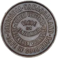 Medal - Victoria South African Exhibition, Afrikaans