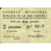 2 Pesetas Sevilleja de la Jara