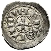 1 Denaro `Terzolo` - Commune In name of Henry VI, O with cross