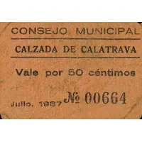 50 Céntimos Calzada de Calatrava