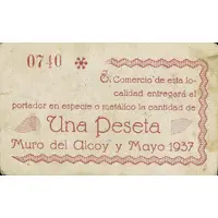 1 Peseta Muro de Alcoy