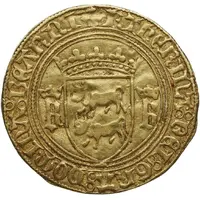 Gold Ecu - Catherine of Navarre