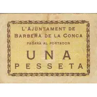 1 Peseta Barberà de la Conca