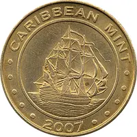 Token - Caribbean Mint Nassau, Bahamas - Conch Shell