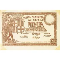 1 Peseta Moià