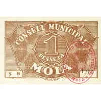 1 Peseta Moià
