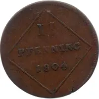 2 Pfenning - Ferdinand III of Austria-Tuscany