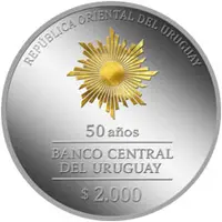 2000 Pesos Uruguayos Banco Central del Uruguay