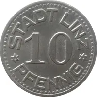 10 Pfennig - Linz am Rhein