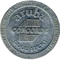 1 Dollar Gaming Token - Aruba Concorde