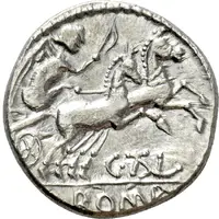 Denarius Imitation of Roman Republic Denarius