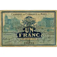 1 Franc - Chambre de Commerce du Mans 72