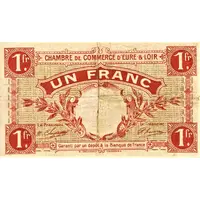 1 Franc - Chambre de Commerce d'Eure et Loir 28