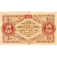 1 Franc - Chambre de Commerce d'Eure et Loir 28