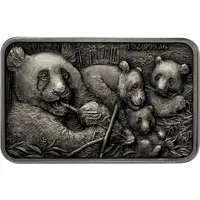 1000 Francs CFA Panda Family