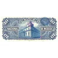 10 Pesos El Banco Nacional de Mexico
