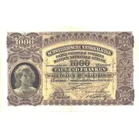 1000 Francs 2nd series, type 1