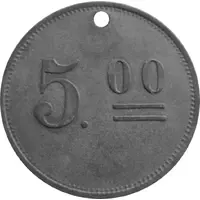 5 Mark - Castrop Graf Schwerin Gefangenenlager II