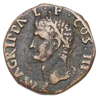 Dupondius - Agrippa TITVLLO ET MONTANO C C A II VIR