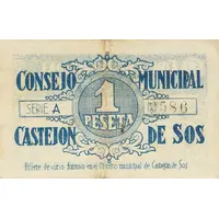 1 Peseta Castejón de Sos
