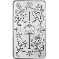Bullion Bar - 10 oz Silver The Royal Celebration