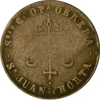 1 Peseta - Sociedad Cooperativa Obrera