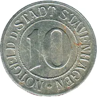 10 Pfennig - Stavenhagen