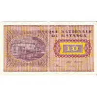 10 Francs 'Moise Tshombé'