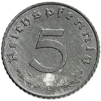 5 Reichspfennig Allied Occupation - Pattern
