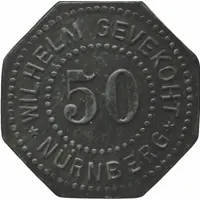 50 Pfennig - Nürnberg Wilhelm Gevekoht
