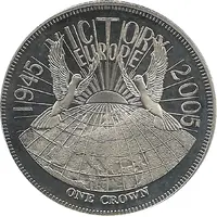 1 Crown - Elizabeth II Victory in Europe