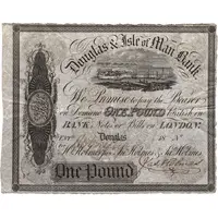 1 Pound Douglas and Isle of Man Bank - Holmes