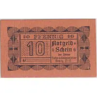 10 Pfennig Tietze and Seidensticker