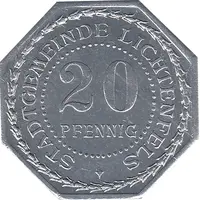 20 Pfennig - Lichtenfels Vierzehnheiligen