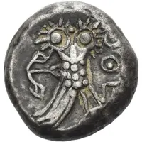 Tetradrachm - Anonymous Silver, 2 Crescents