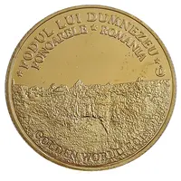 Medal - Golden World Coin Podul Lui Dumnezeu