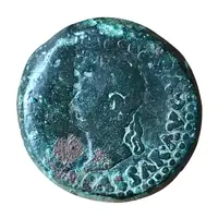 Æ26 - Tiberius COL AVGVSTA EMERITA, Emerita