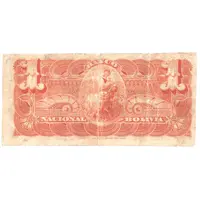 1 Boliviano El Banco Nacional De Bolivia