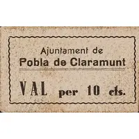 10 Céntimos Pobla de Claramunt