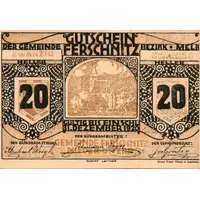20 Heller Ferschnitz