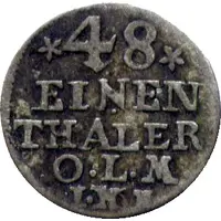 1⁄48 Thaler - Frederick V of Denmark