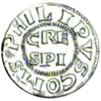 Denier - Philip I of Alsace