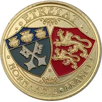 Jeton touristique - Prune - Normandie - Etretat